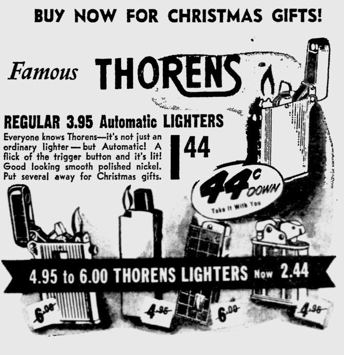 1920'sトーレス　THORENS automatic LIGHTERS分解整備済み